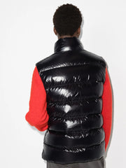 Moncler Tibb quilted vest with logo patch
