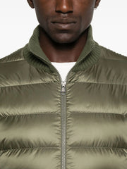 Moncler cardigan zippé à design matelassé