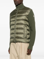 Moncler cardigan zippé à design matelassé