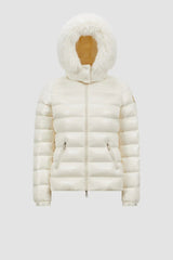 Doudoune courte à capuche Moncler Badyf Blanc