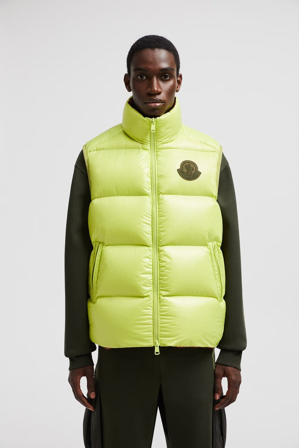 Doudoune sans manche Sumido Moncler Vert citron