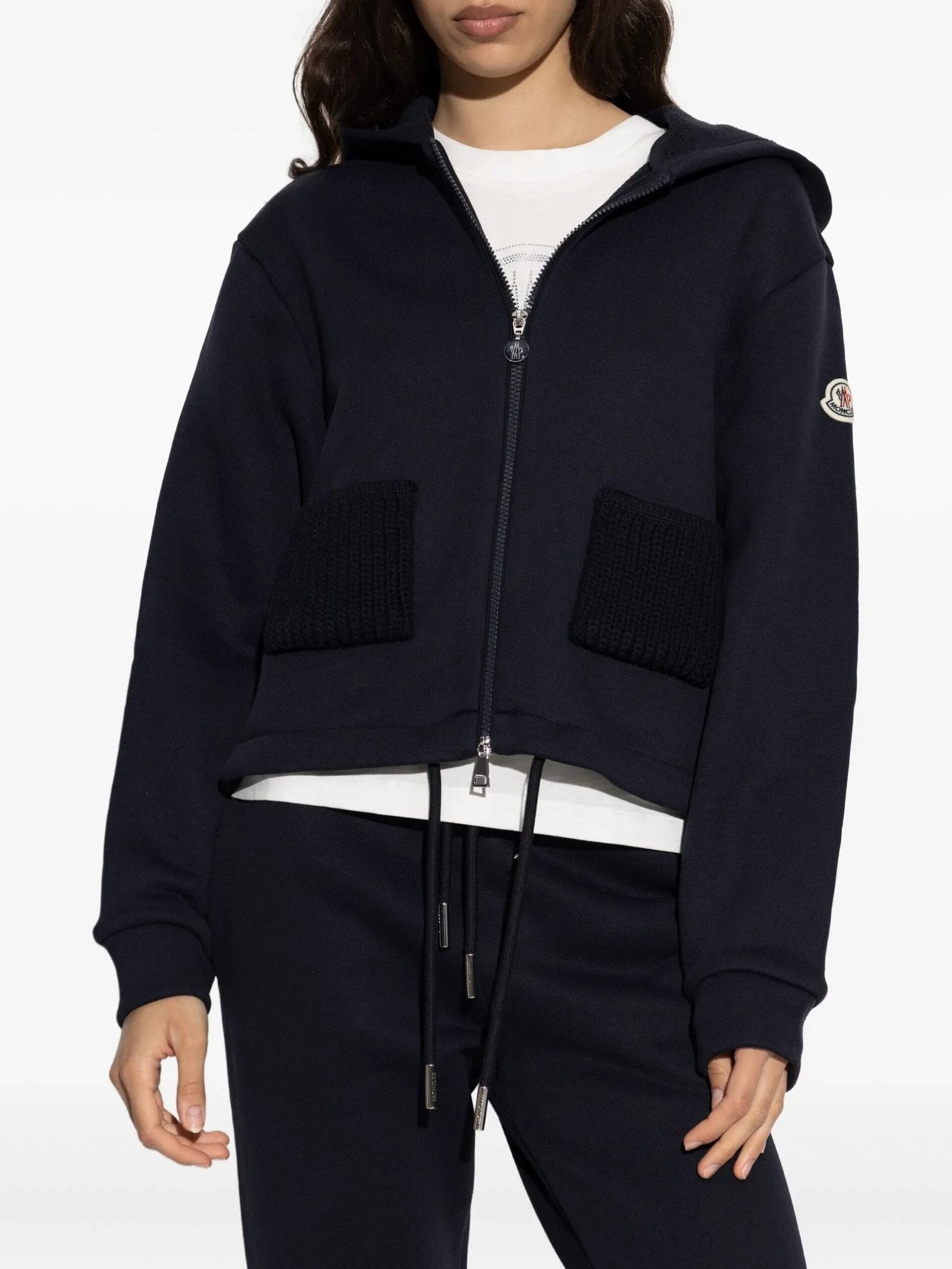 Moncler hoodie à poche en maille