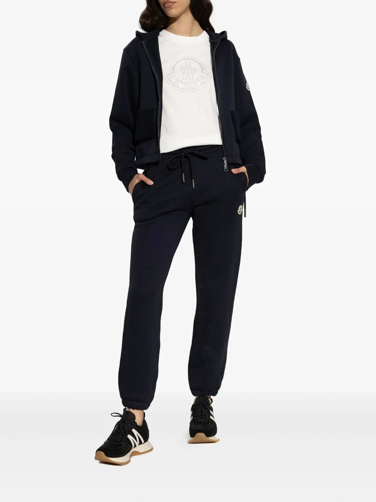 Moncler hoodie à poche en maille