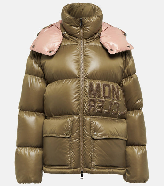 MONCLER Abbaye Doudoune matelassée Marron