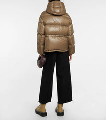 MONCLER Abbaye Giacca imbottita trapuntata Marrone