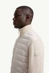 Moncler cardigan zippé à design matelassé