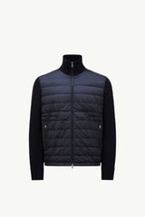 Moncler cardigan zippé à design matelassé