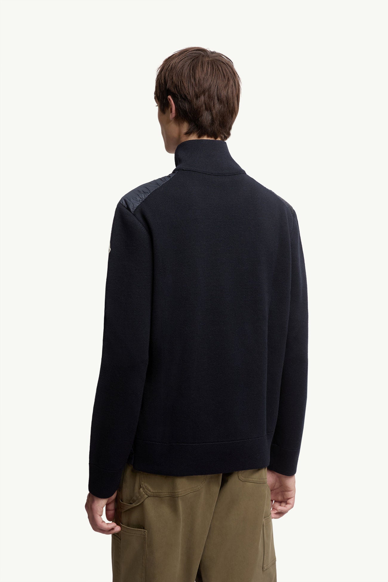 Moncler cardigan zippé à design matelassé