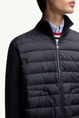 Moncler cardigan zippé à design matelassé