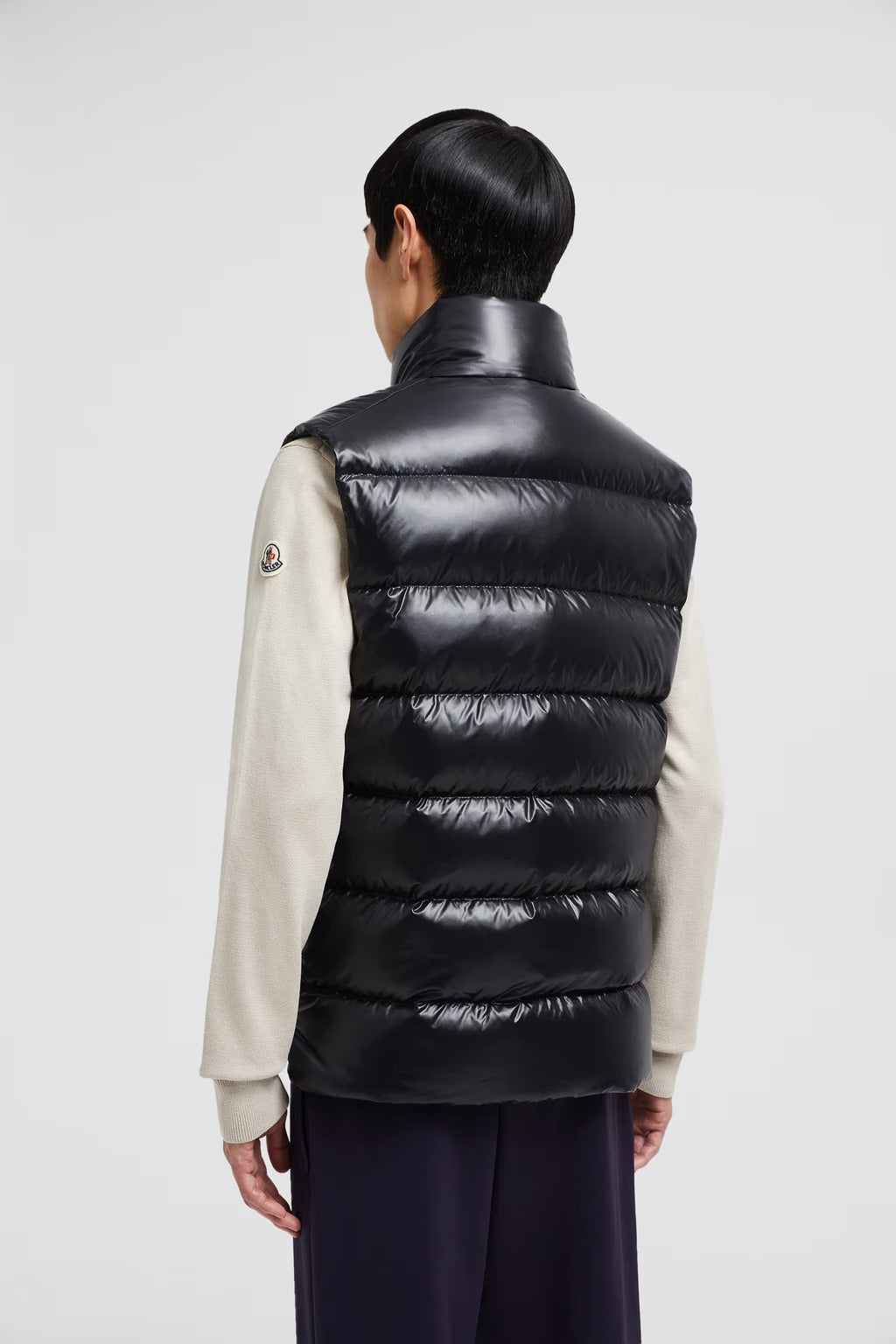Doudoune Moncler sans manche Tibb noir