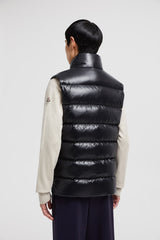 Doudoune Moncler sans manche Tibb noir