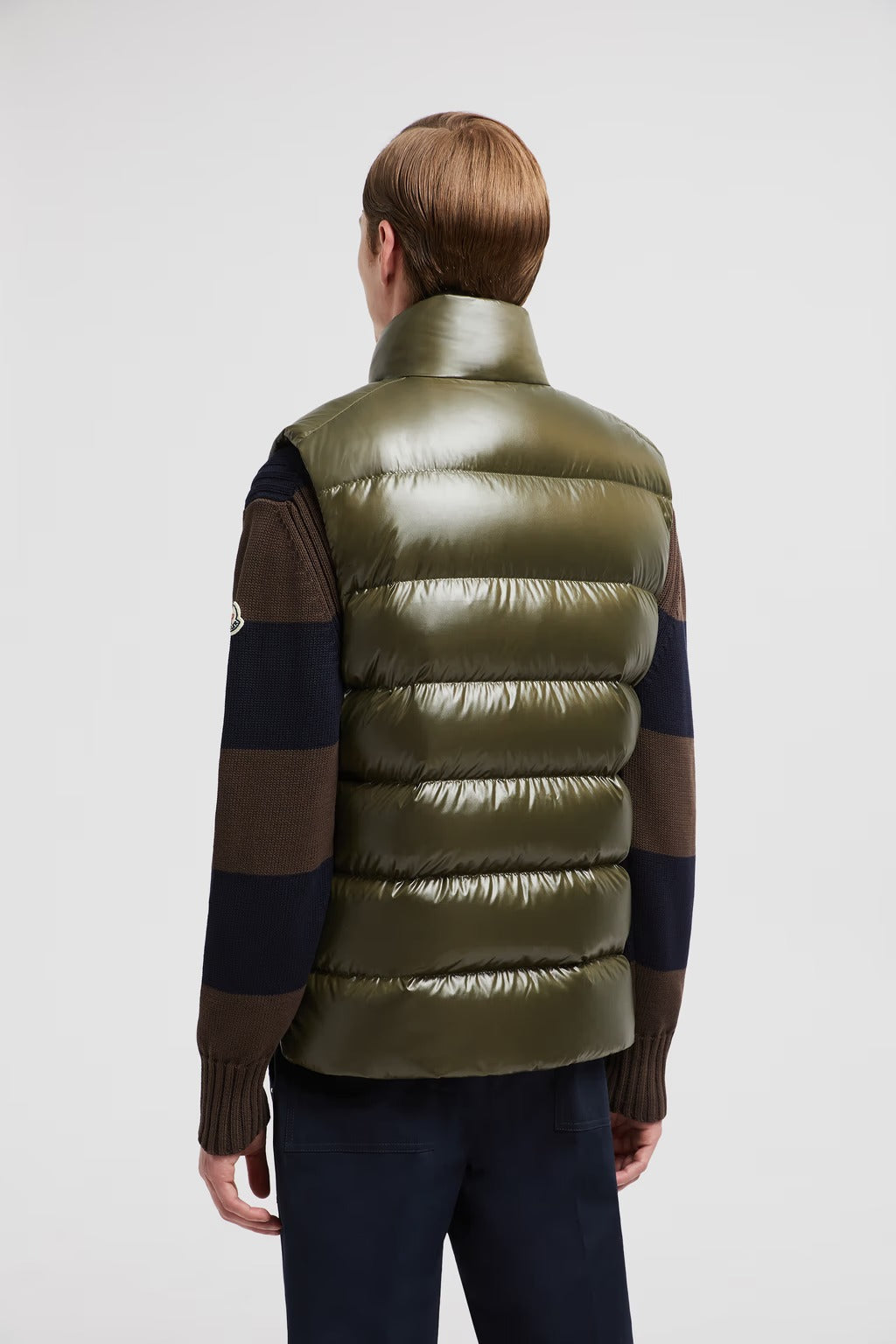 Doudoune Moncler sans manche Tibb vert