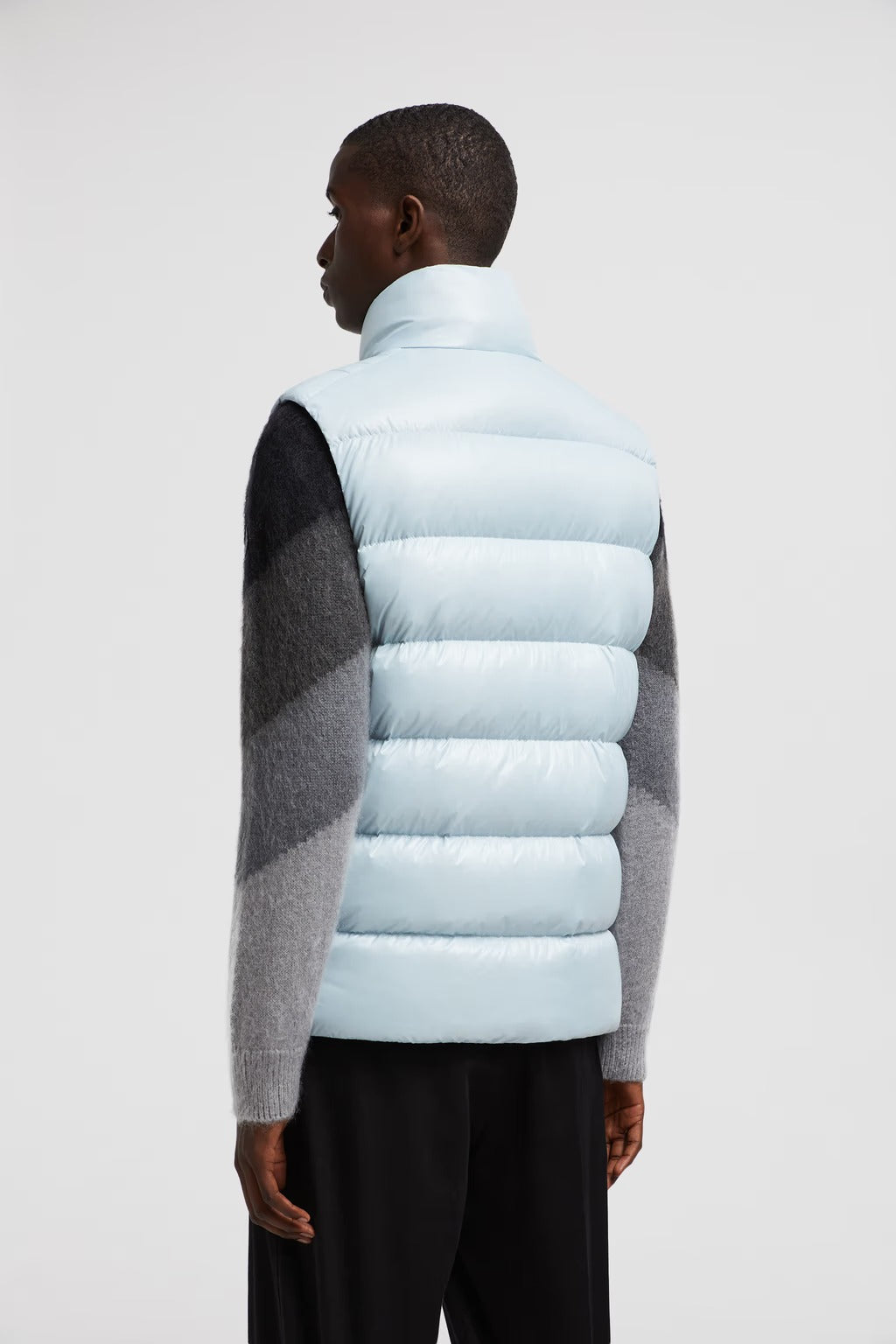Doudoune Moncler sans manche Tibb pastel
