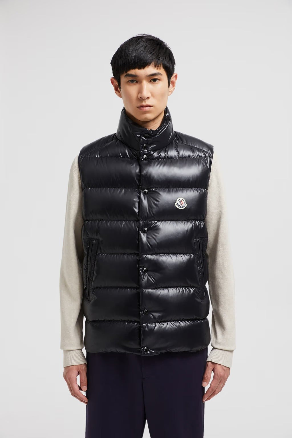 Doudoune Moncler sans manche Tibb noir