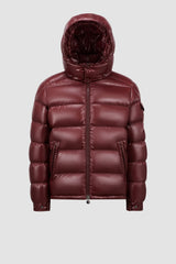 Doudoune courte à capuche Moncler Maya Bodeaux